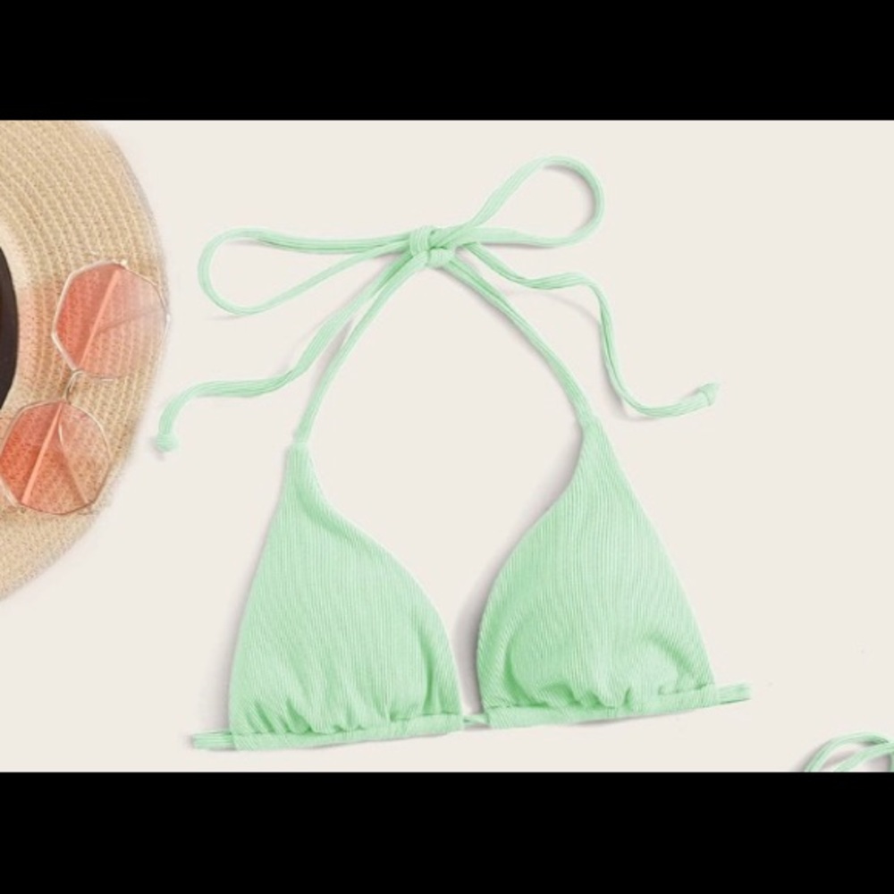 Mint bikini top